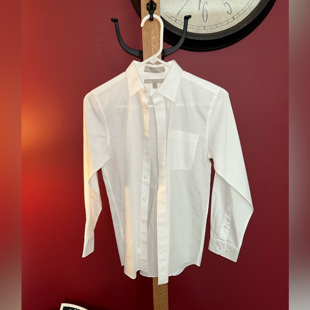 Nordstrom White Youth Dress Shirt